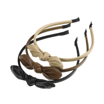 Simple temperament bow small ear hairpin