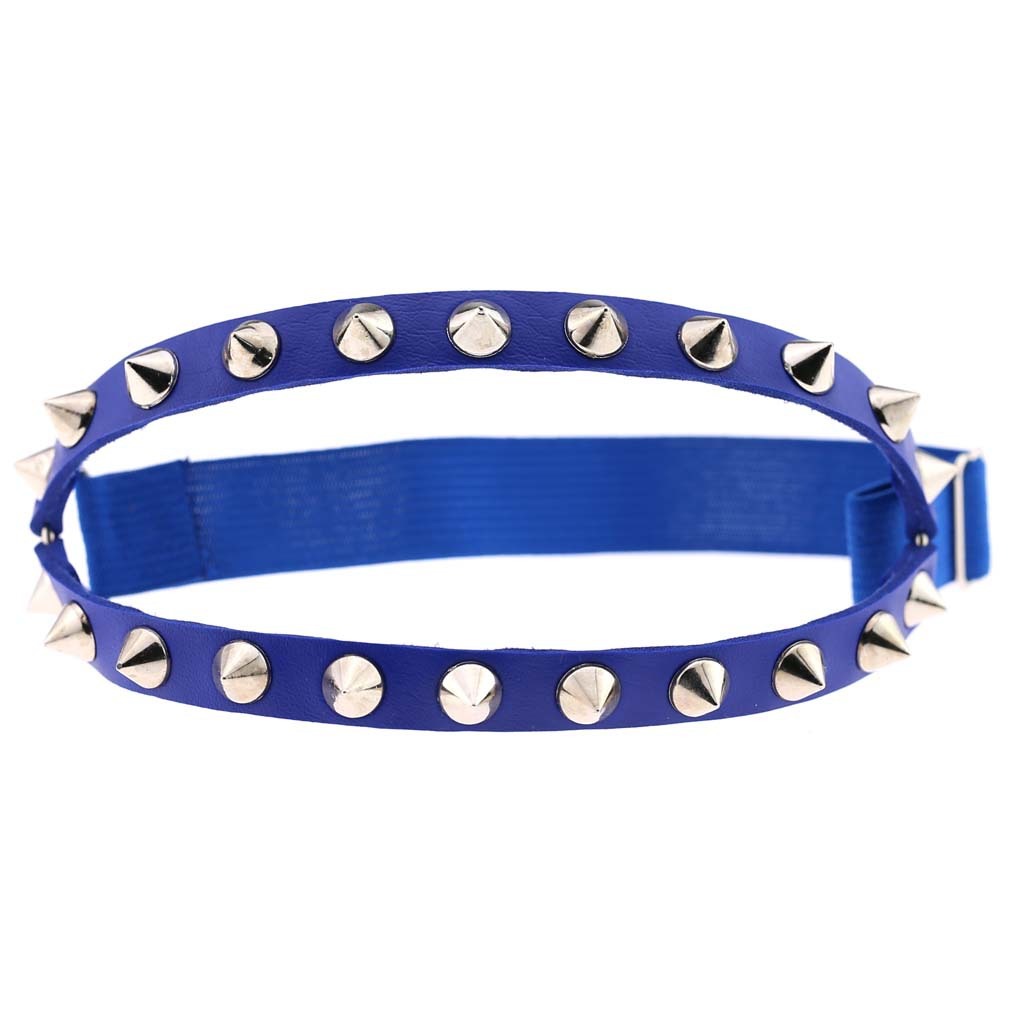 Sexy Decorative Punk Hip Hop Leather Double Row Rivet Garter Belt